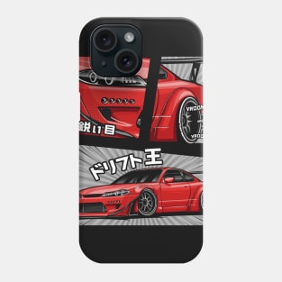 Silvia S15 Manga Series (Red) Phone Case