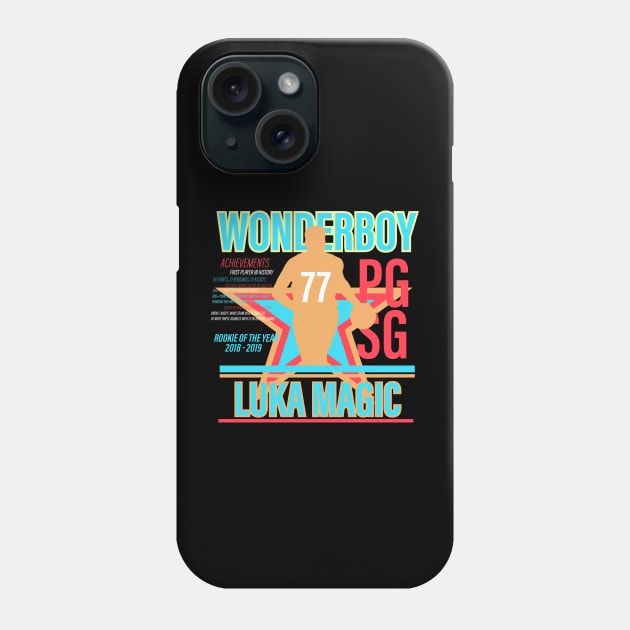 LUKA WONDERBOY MAGIC BASKETBALL Ver.3 Tropical Phone Case by HCreatives