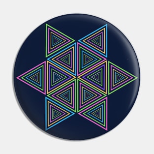 Star triangle texture Pin