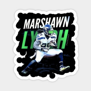 Marshawn Lynch Player Number Magnet