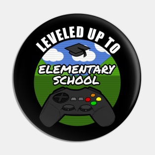 Leveled Up To Elementary School Gamer Gaming 2021 Pin