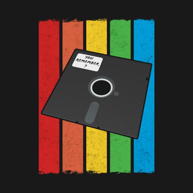 Retro Computer Disk by Drop23