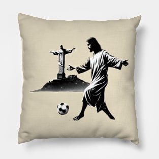 Copa Jesus Minimalist Soccer Pillow