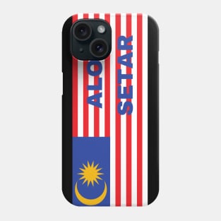 Alor Setar City in Malaysian Flag Phone Case