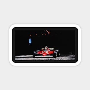 Gilles Villeneuve, Monaco GP, 1981 Magnet