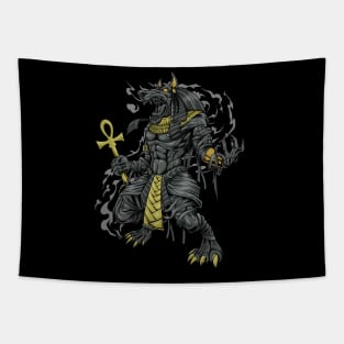 Egyptian god Anubis Tapestry