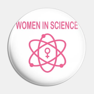 Women In Science Pin