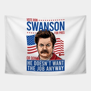 Vote For Ron Tapestry