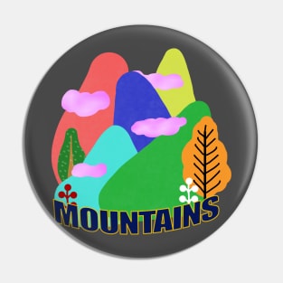 mountains Pin