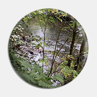 Through the Leaves Pin