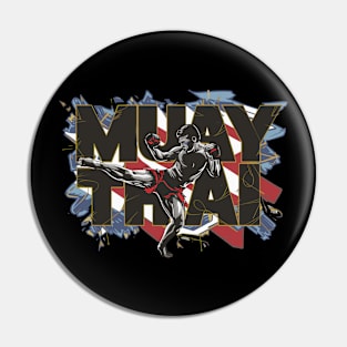 Muay Thai Boxing Martial Art Sport Lovers Men Boys Kids Pin