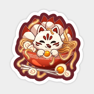 Kitsune Udon Bowl Magnet