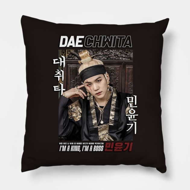 SUGA  Agust D TOUR IN U.S Pillow by WacalacaW