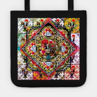 Portuguese folk art Tote