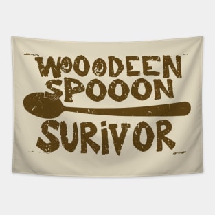 wooden spoon survivor Tapestry