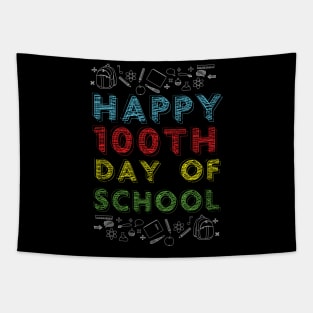 Happy 100th Day of School Tapestry