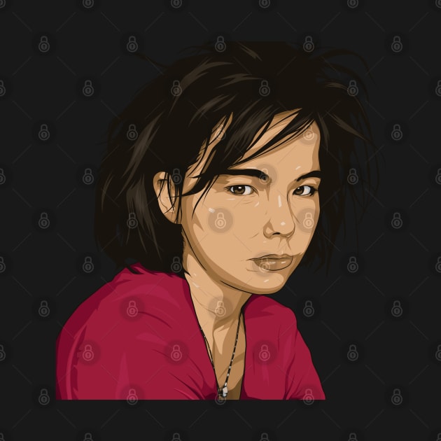 Bjork by JhomArtStore