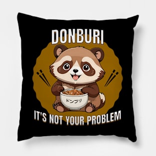 Tanuki Donburi Pillow