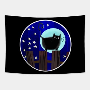 The Midnight Cat Tapestry