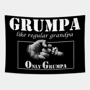 grumpa like a regular grandpa only grumpier Tapestry