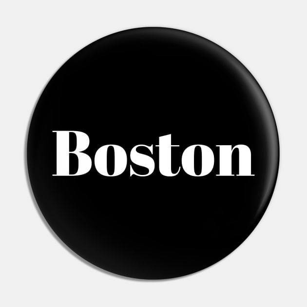 Boston Pin by bestStickers