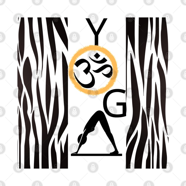 Yoga Black & White by O.M design