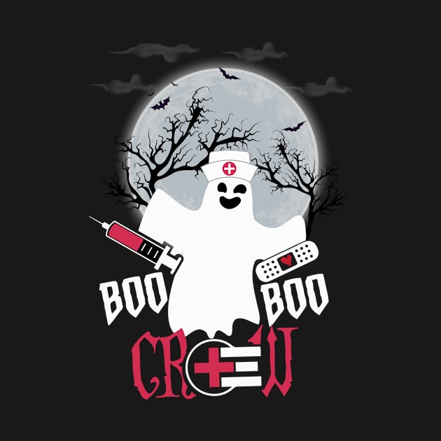 Halloween Nurse Boo Boo Crew graphic by Blue Zebra