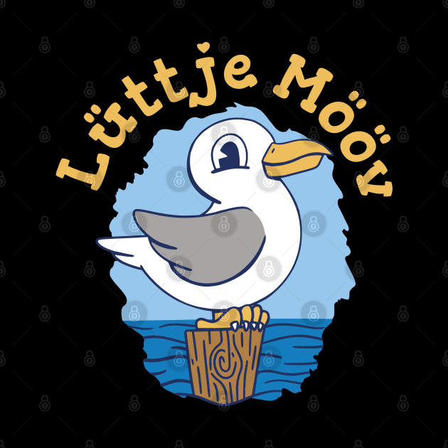 Lüttje Mööv Low German Little Seagull by DormIronDesigns