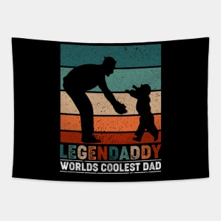 Fathers Day Papa LegenPapa World's Coolest Papa Tapestry