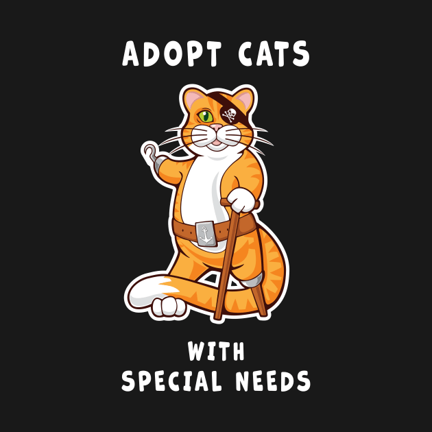 ADOPT CATS WITH SPECIAL NEEDS by Cat In Orbit ®