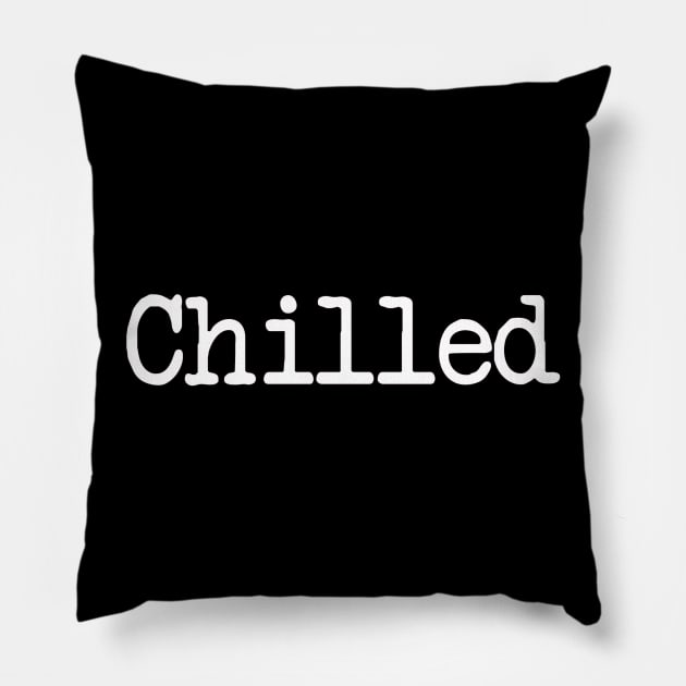 chilled Pillow by Stiffmiddlefinger