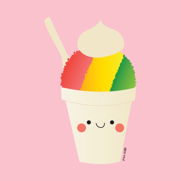 Happy Snow cone by Ann Kelle