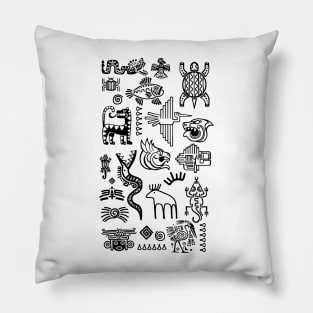 native american symbols Pillow