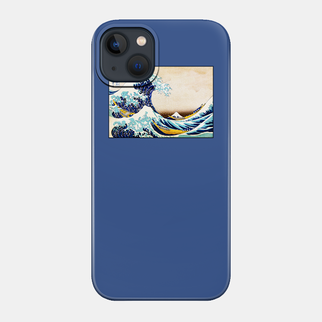 Ocean waves and mount Fuji - Japan - Phone Case