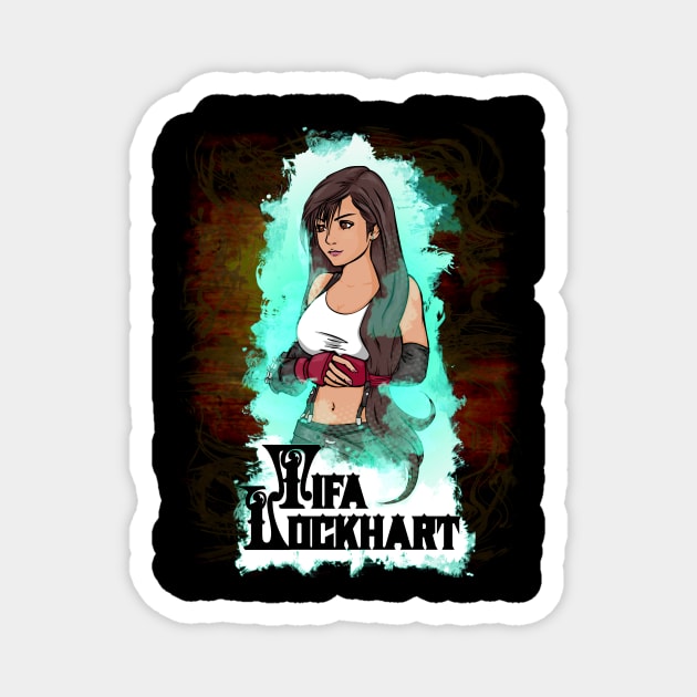 Tifa Magnet by Beanzomatic