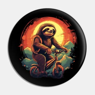 Happy Sloth Bicycle Team Pin