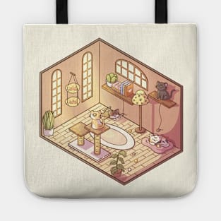 Isometric Cats Playground Tote