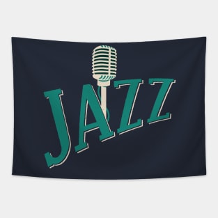 jazz lover with classic saxophone Tapestry