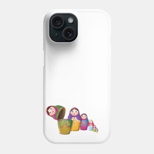 Wooden Russian Dolls Phone Case