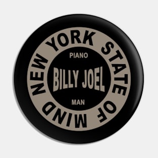 Billy Joel - New York State of Mind T-Shirt Pin