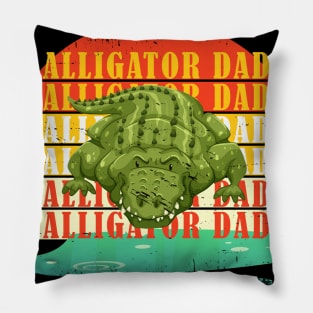 Best Alligator Dad Ever Pillow