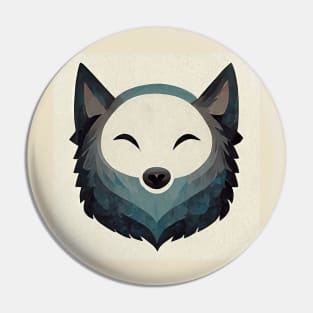 Cute Wolf Design Pin