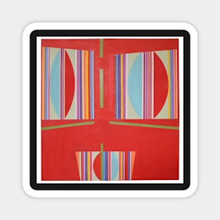 1980s abstract Magnet