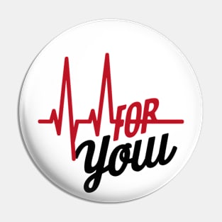 For you romantic heartbeat Pin