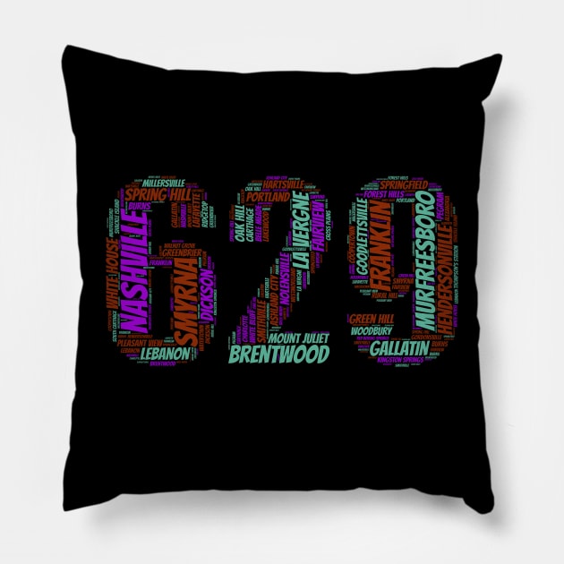 Nashville and the 629 Pillow by GeePublic