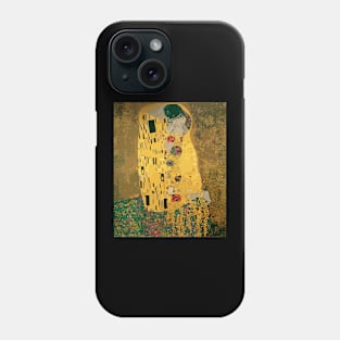 The Kiss 1907 by Gustav Klimt - lovers embrace Phone Case