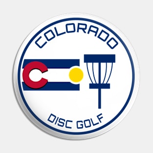 Colorado Flag Disc Golf Pin