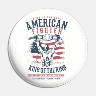 American Fighter Best of the Best Pin