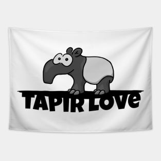 Cute Malayan Tapir Love I Love Tapirs Tapestry