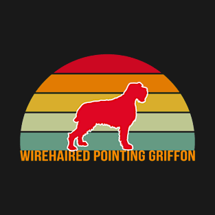 Wirehaired Pointing Griffon Vintage Silhouette T-Shirt